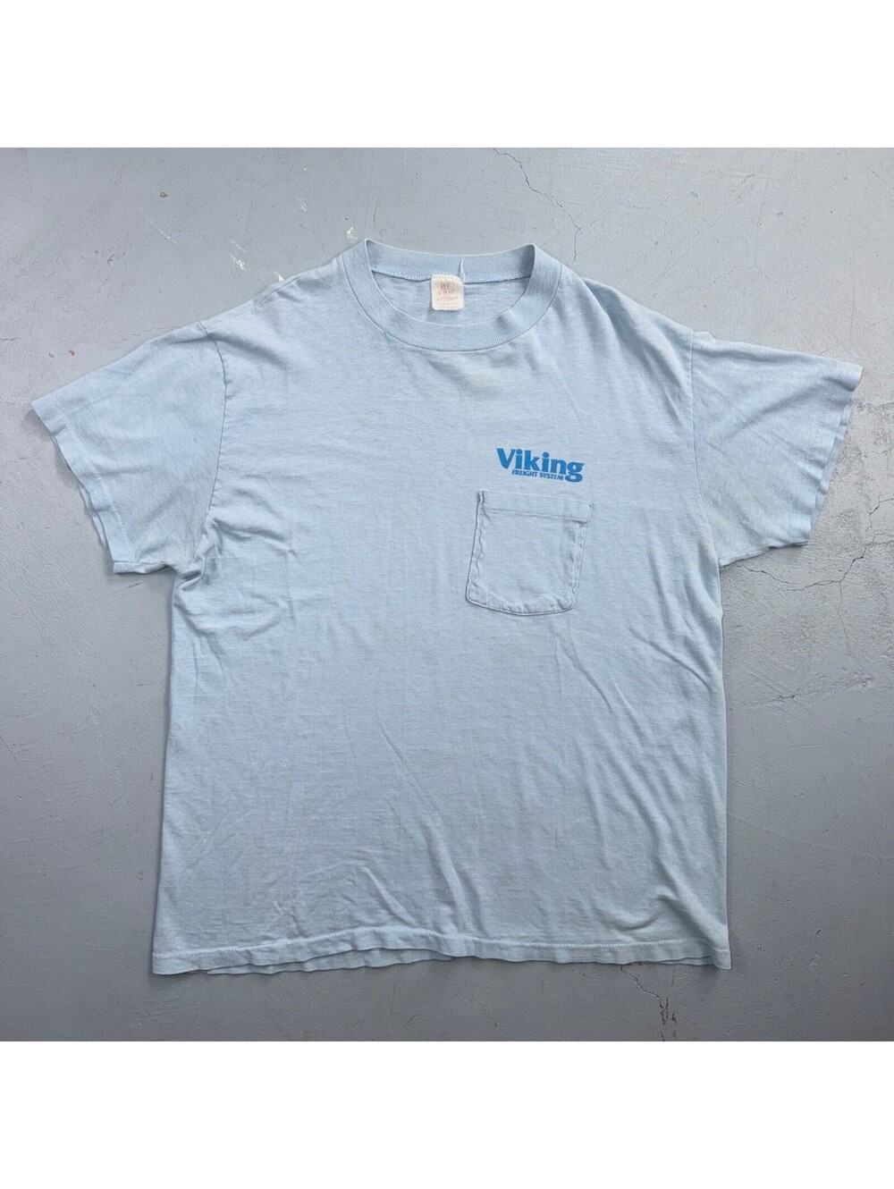 Land of the Vikings 70s VTG T Shirt Moving Promo Truck Horns California Travel - Picture 5 of 8